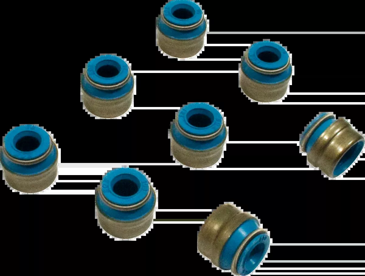 Valve Guide Seals - For 6.00 mm Valve Stem - V-Rod