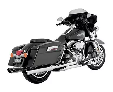 Vance & Hines 16796 Chrome Twin Slash Slip-on Mufflers