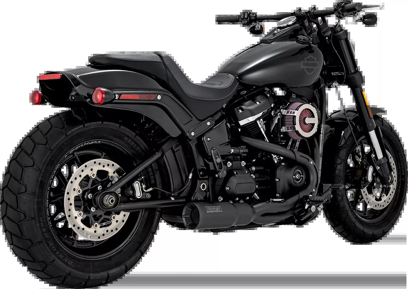 Vance & Hines 2-1 Black Hi-Output PCX Exhaust for 2018-2024 Harley Softail FXBB