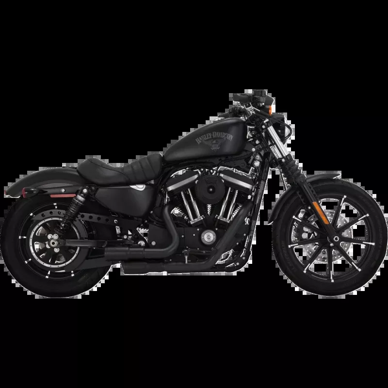 VANCE AND HINES 2:2 CHROME GRENADES PCX EXHAUST HARLEY SPORTSTER 04-24