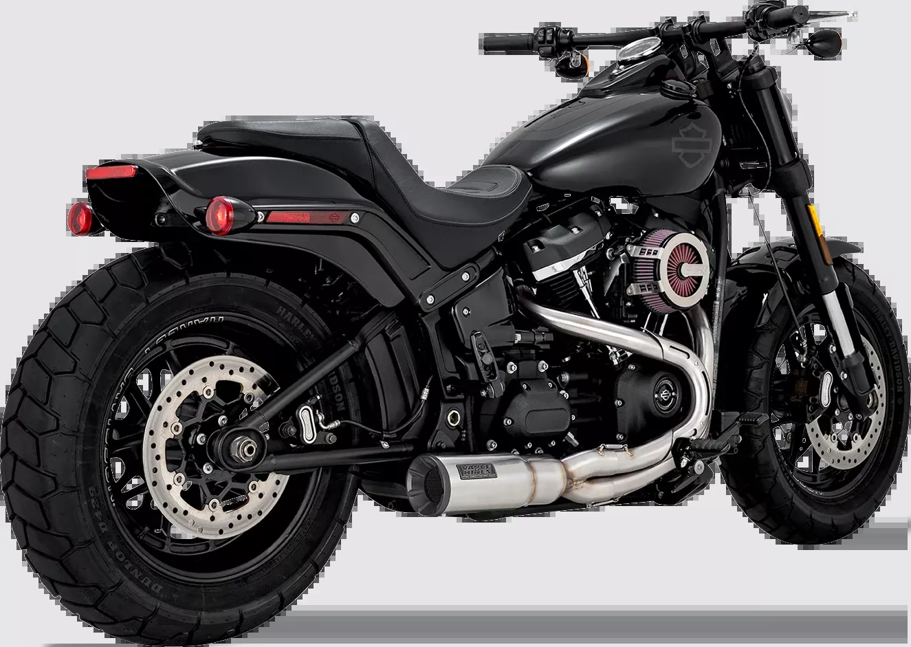 Vance & Hines 2-into-1 Upsweep Short Exhaust System 2018-2022 Harley Softail