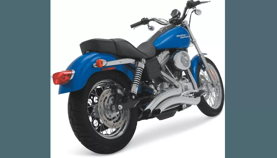 Vance & Hines 2-into-2 Big Radius Exhaust System for '91-05 Harley Davidson Dyna Models - Chrome