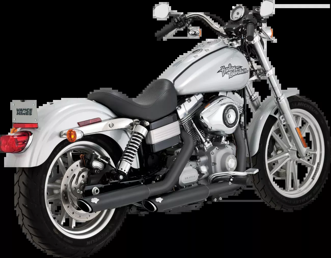 Vance & Hines 3-Inch Twin Slash Slip-On Muffler Pair (Part No. 46838)