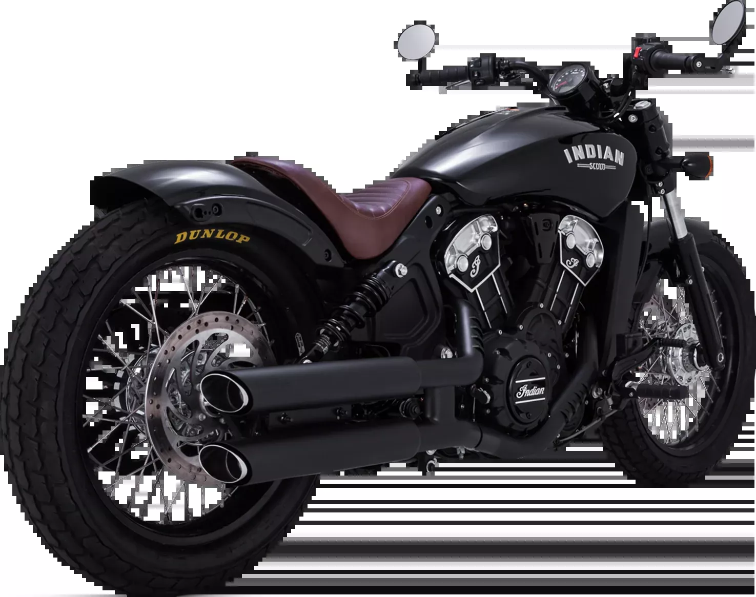 Vance & Hines 3-Inch Twin Slash Slip-On Mufflers with PCX Technology – Black, Part 48323