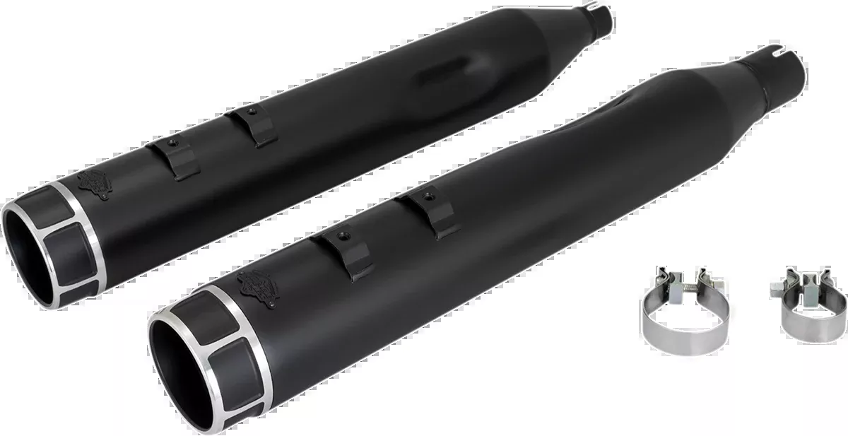 Vance & Hines 4-1/2 inch Torquer Slip-On Mufflers - Part 46676
