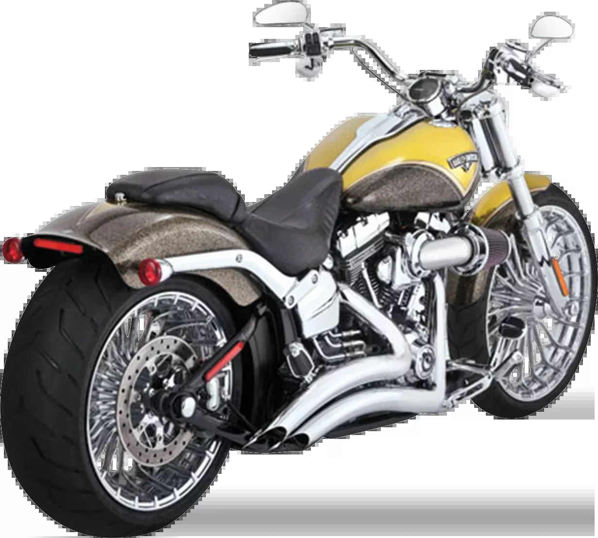Vance & Hines Big Radius Exhaust System – Chrome (Part #26365)
