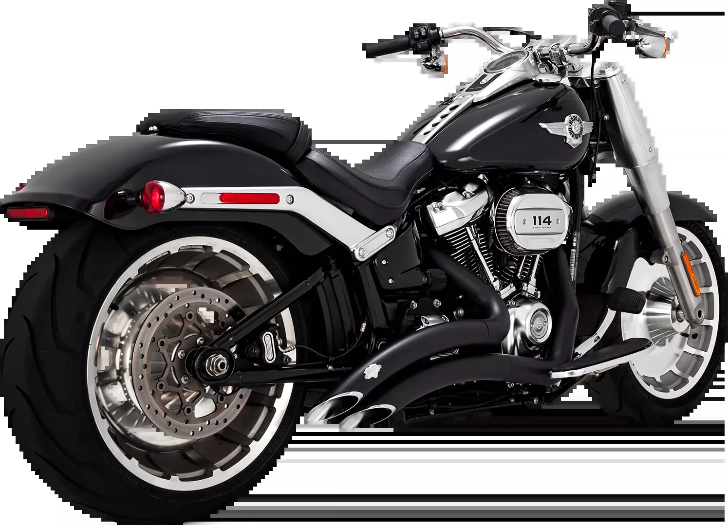 Vance & Hines Big Radius Exhaust System with PCX™ Technology – Black, Part 46375