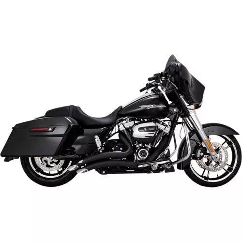 Vance & Hines Big Radius PCX Exhaust for 2017-2023 Harley Touring - Black