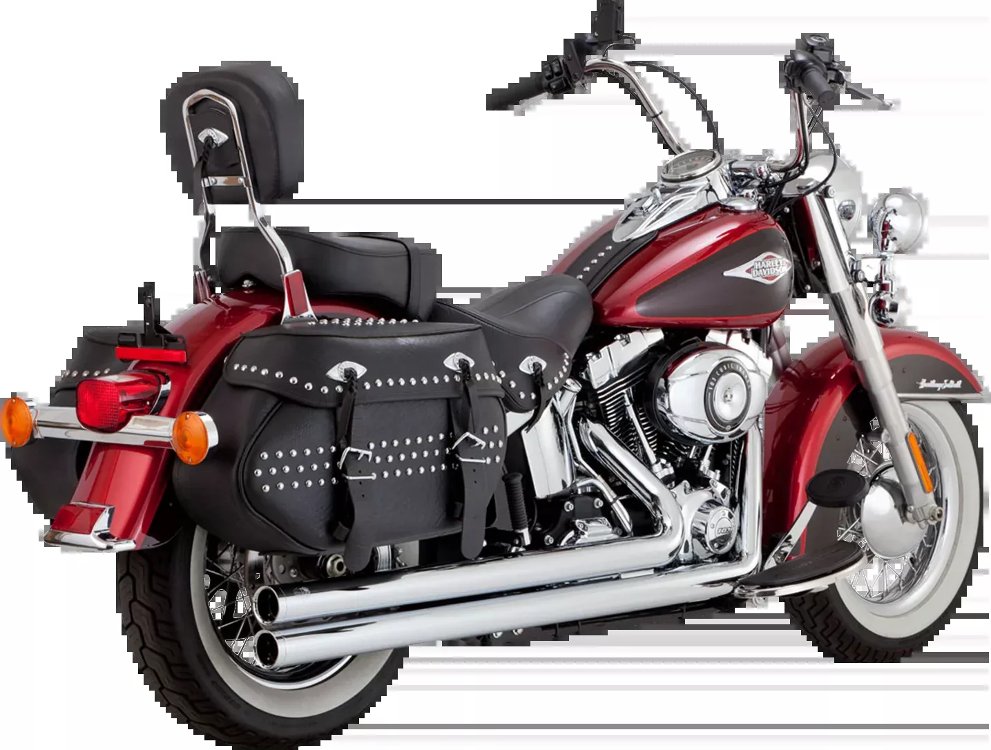 Vance & Hines Big Shots Long Exhaust System – Chrome (Part #17323)