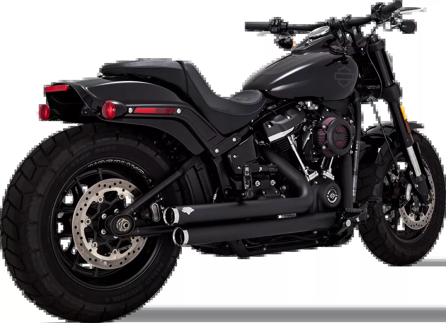 Vance & Hines Big Shots Staggered Exhaust System 2018-2024 Harley Softail 47341