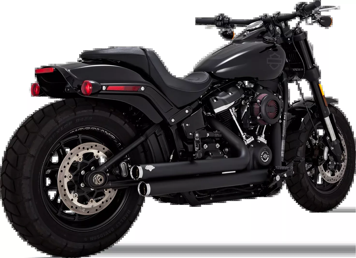 Vance & Hines Big Shots Staggered Full Exhaust System 1986-2017 Harley Softail