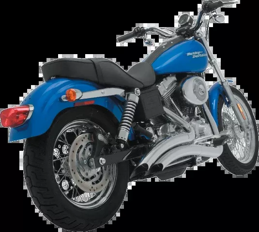 Vance & Hines Chrome Big Radius Exhaust System 1991-2005 Harley Dyna Super Glide