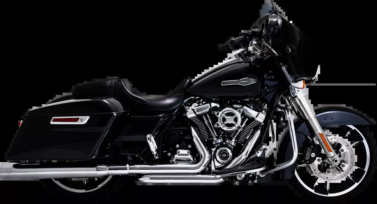 Vance & Hines Dresser Duals Chrome Header System for 2017-24 Harley Touring M8