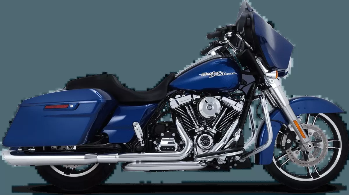 Vance & Hines Dresser Duals for Harley Davidson Touring Models '17-Up - Chrome (49-State Emissions Compliant)