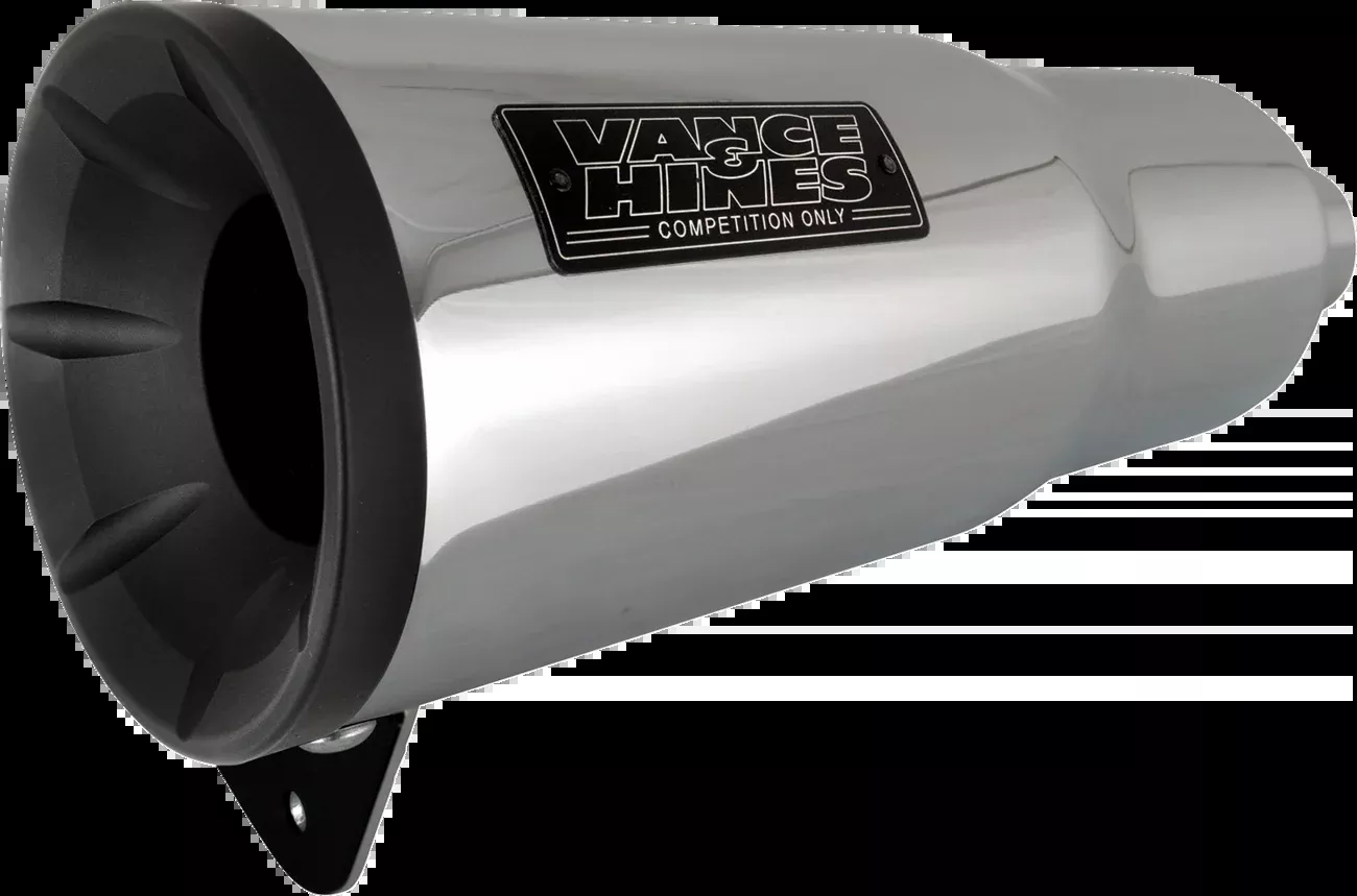 Vance & Hines Hi-Output Slip-On Muffler for Indian Scout & Bobber – Chrome (Part #18627)
