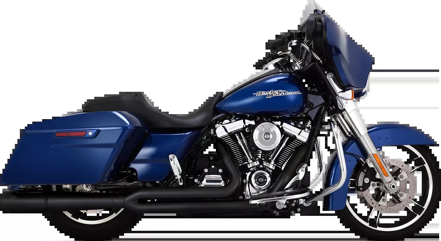 Vance & Hines Pro Pipe 2:1 Black PCX Exhaust System for 2017-2026 Harley Touring