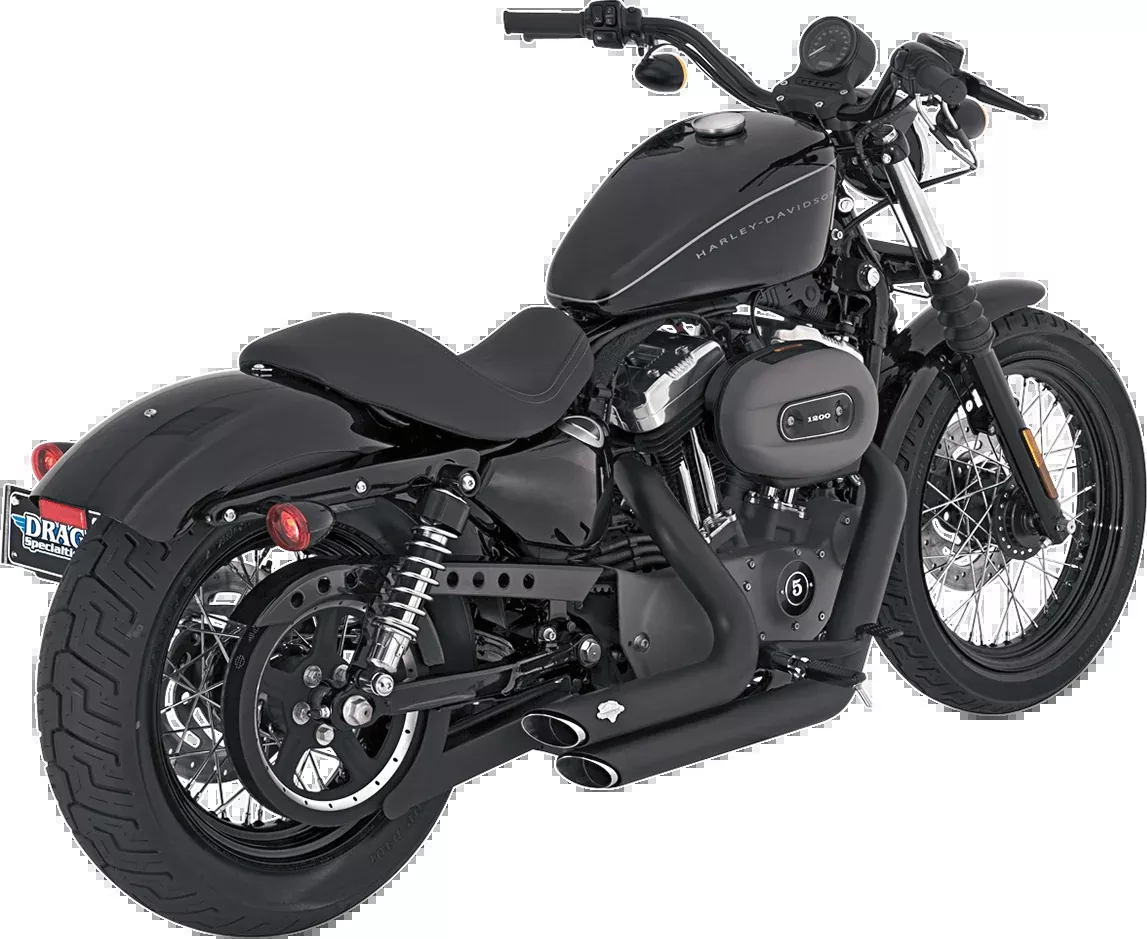 Vance & Hines Shortshots Staggered Exhaust fits 2004-2013 Harley Sportster XL