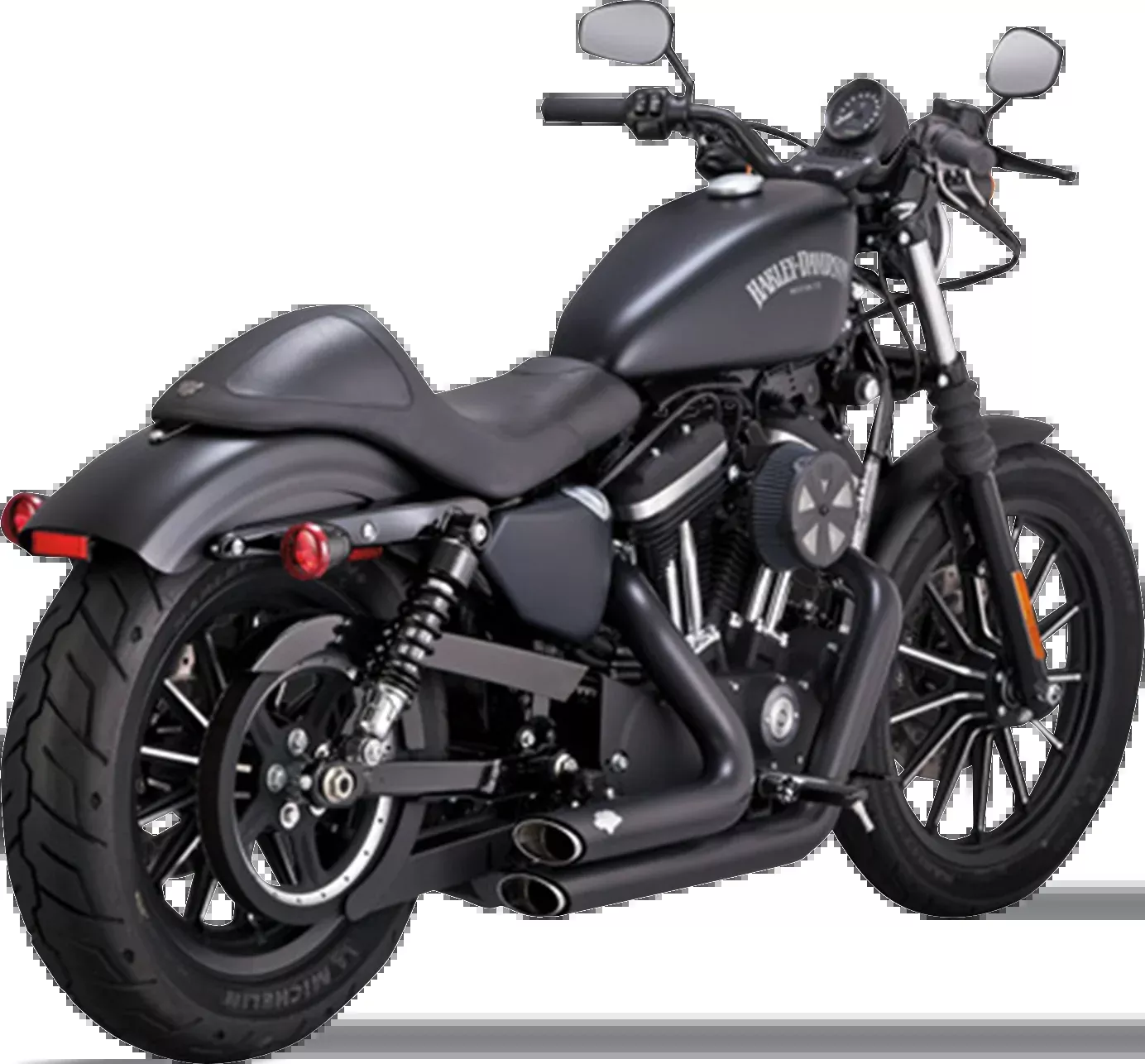 Vance & Hines Shortshots Staggered Exhaust System 2014-22 Harley Sportster 47329