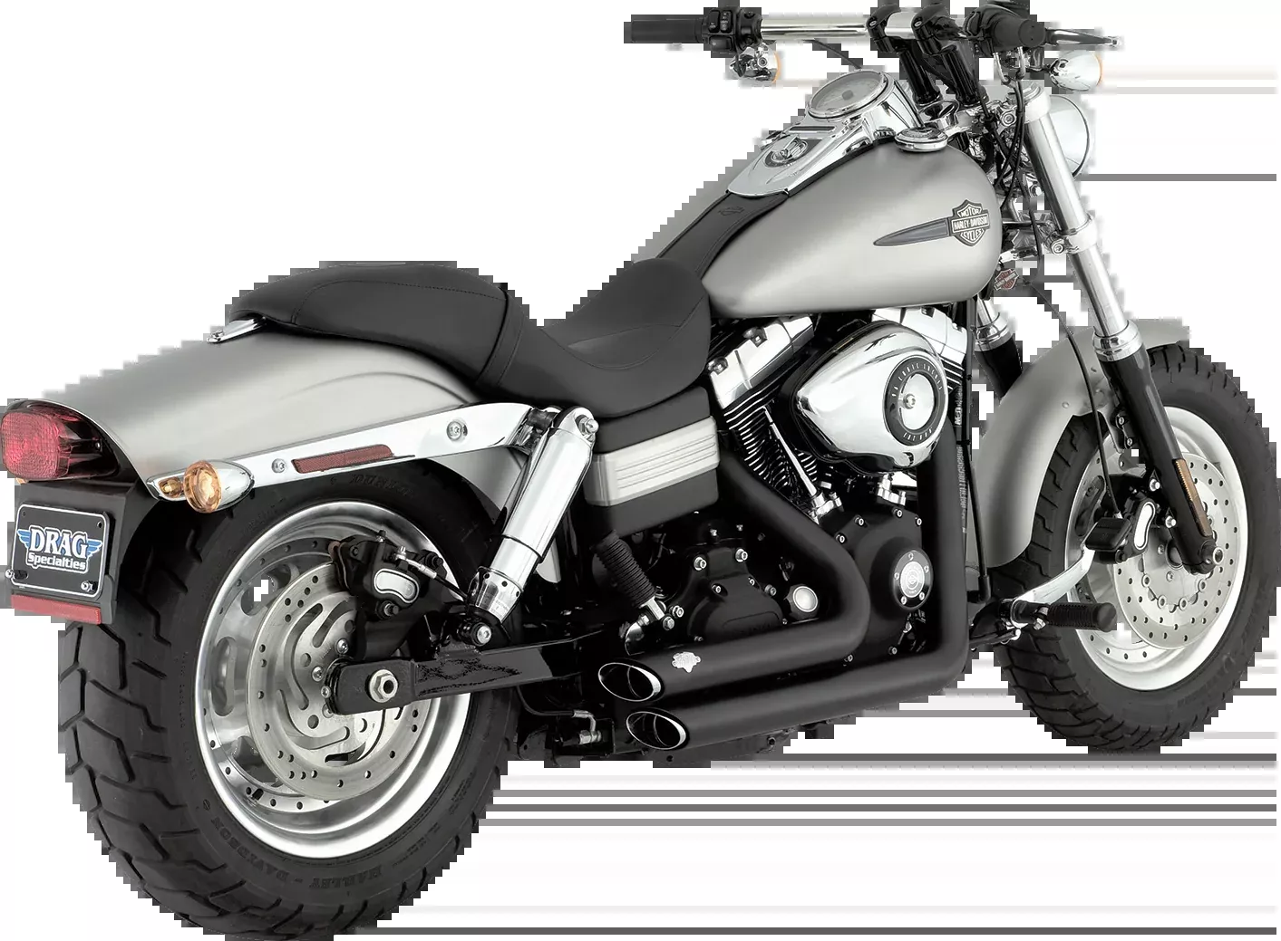 VANCE & HINES Shortshots Staggered Exhaust System with PCX™ Technology – Matte Black, Part 47317