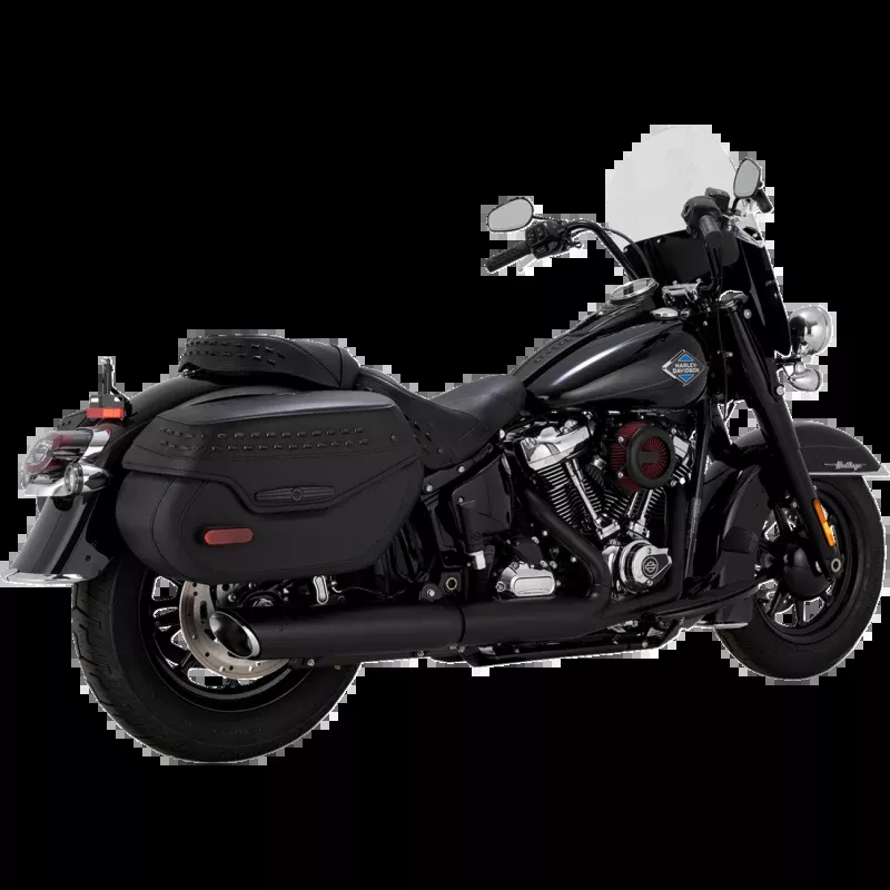 VANCE AND HINES SLASHCUT SLIP ON MUFFLER HARLEY SOFTAILS 25-26