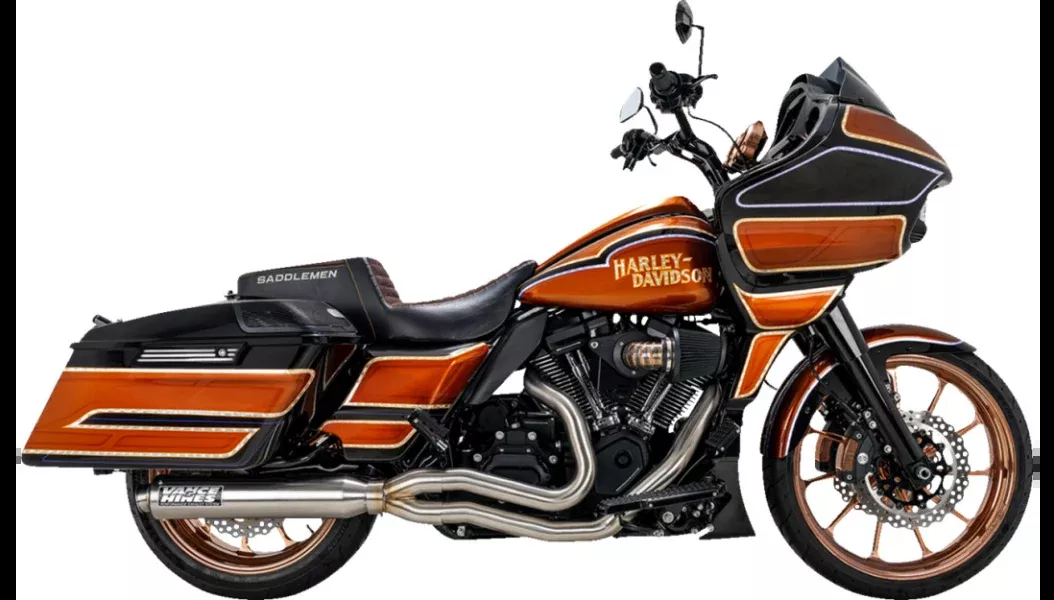 Vance & Hines Supersport PCX 2-into-1 Exhaust System – Brushed Stainless – 17 & Newer Touring