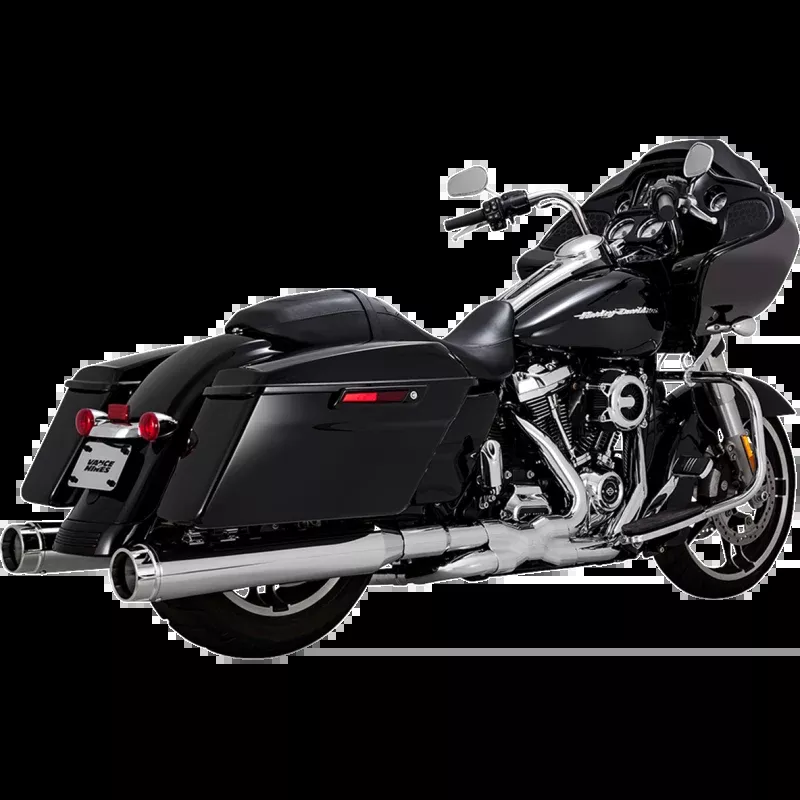 VANCE AND HINES TORQUER 4.5" SLIP ON MUFFLERS HARLEY BAGGERS 97-25
