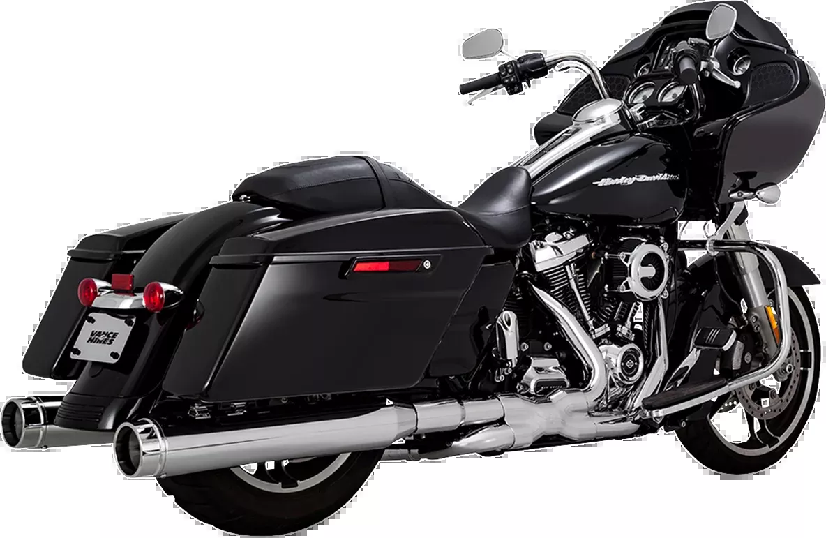 Vance & Hines Torquer 450 Exhaust 4.5" Mufflers for 1995-16 Harley Touring 16673