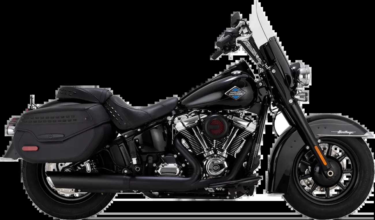 Vance & Hines Twin Slash Slip-On Muffler for Softail 46750 – Black