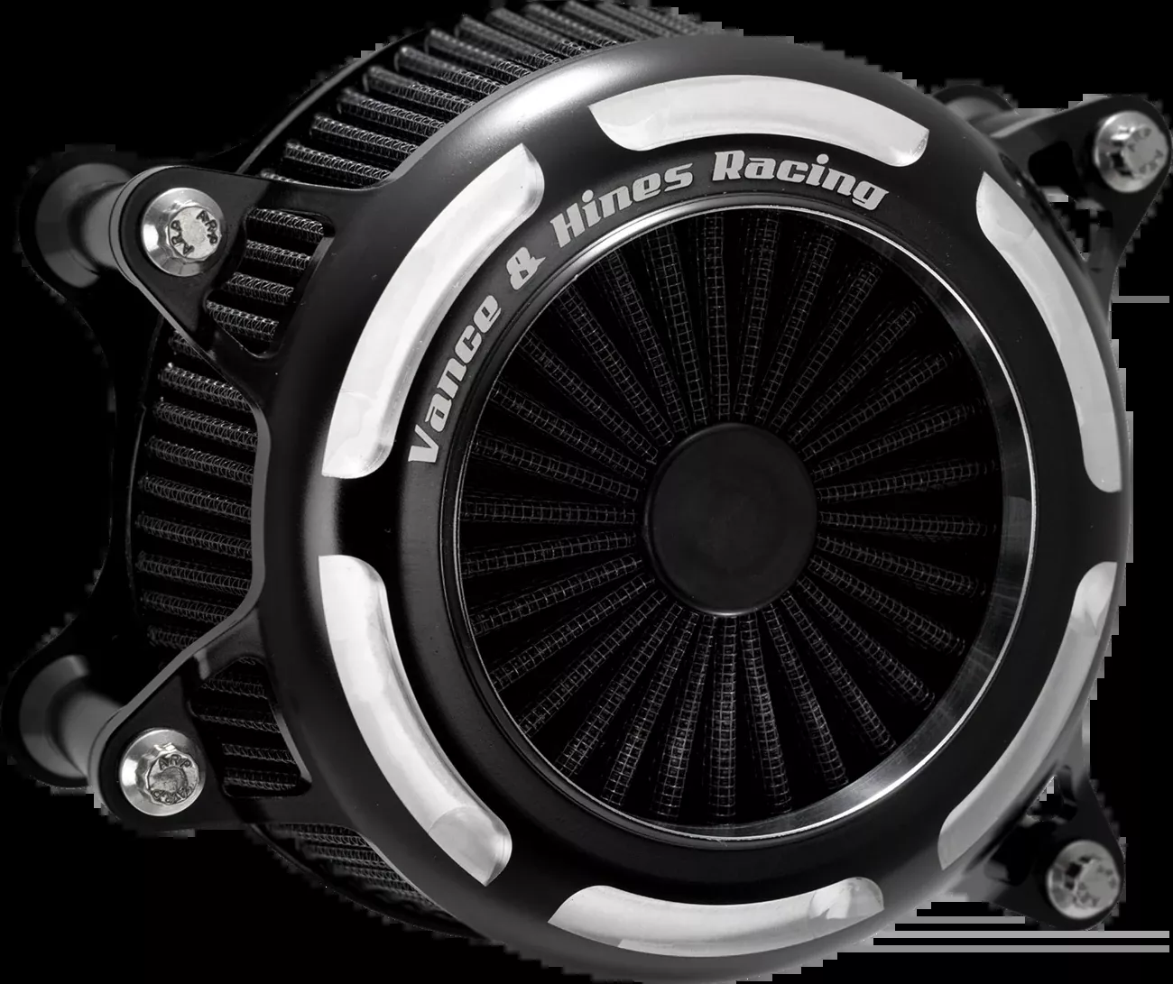 Vance & Hines V02 Onyx Air Intake Kit - Black Contrast 41113
