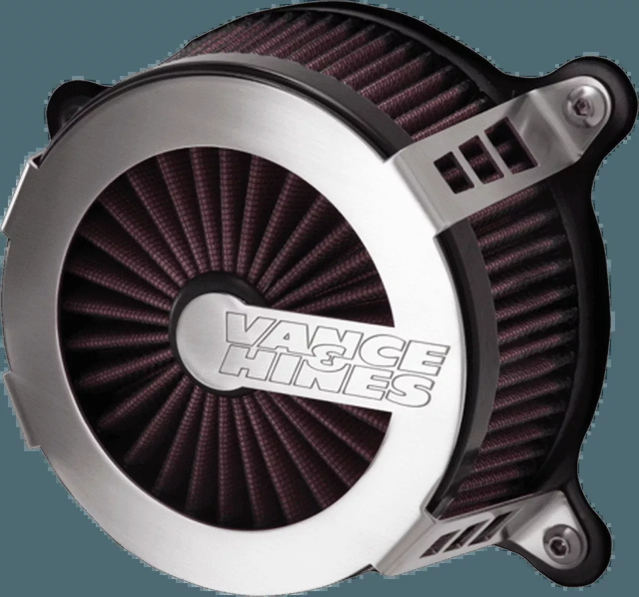Vance & Hines VO2 Cage Fighter Air Intake Kit for '18-23 Harley Davidson Softail Models - Brushed Stainless (Click for fitment)
