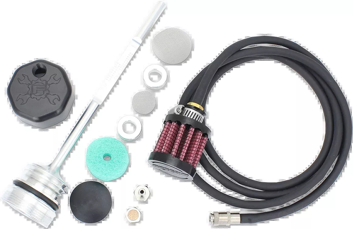 Vented Dipstick - Black - M8 Touring/Trike
