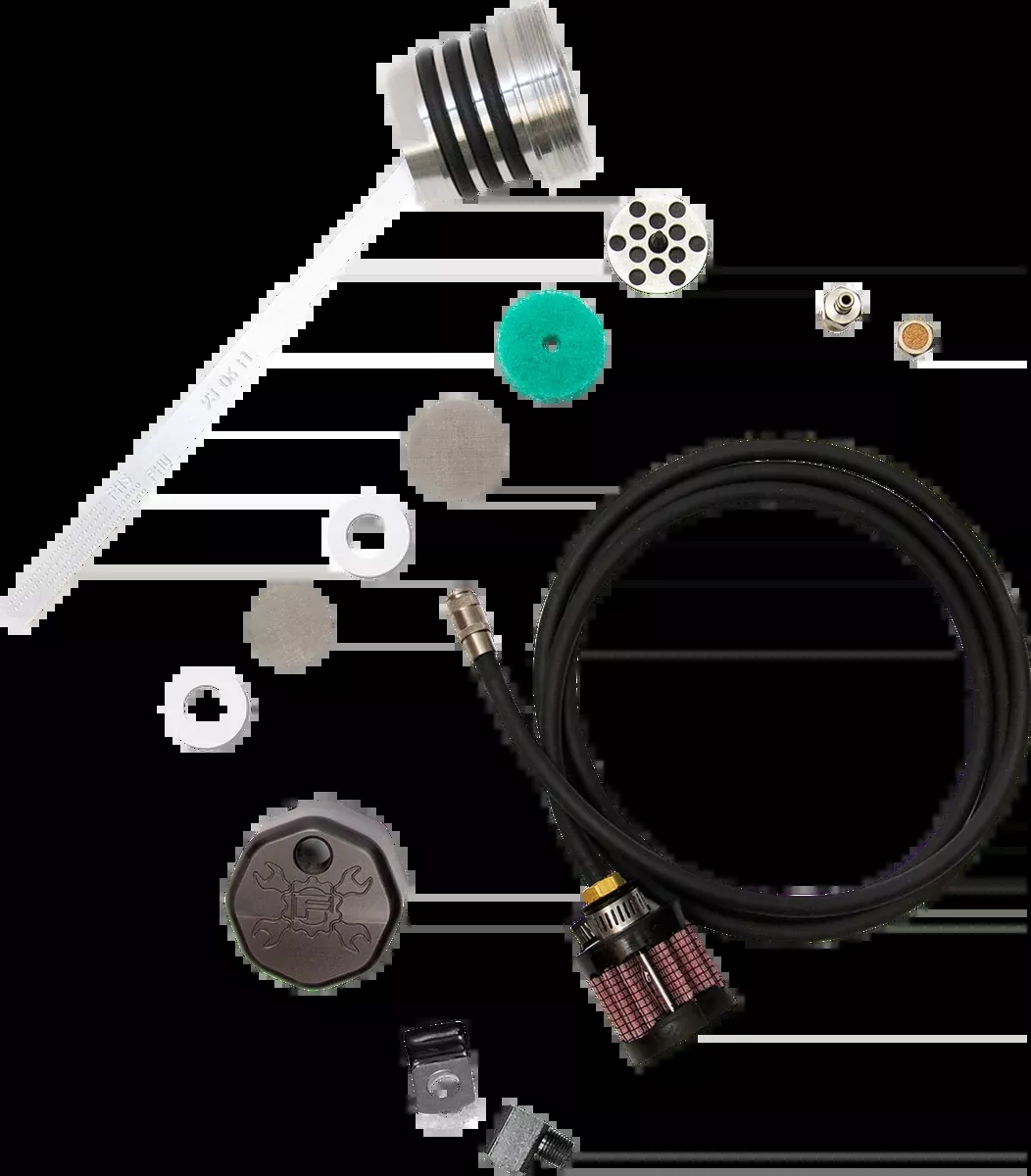 Vented Dipstick - Black - Touring