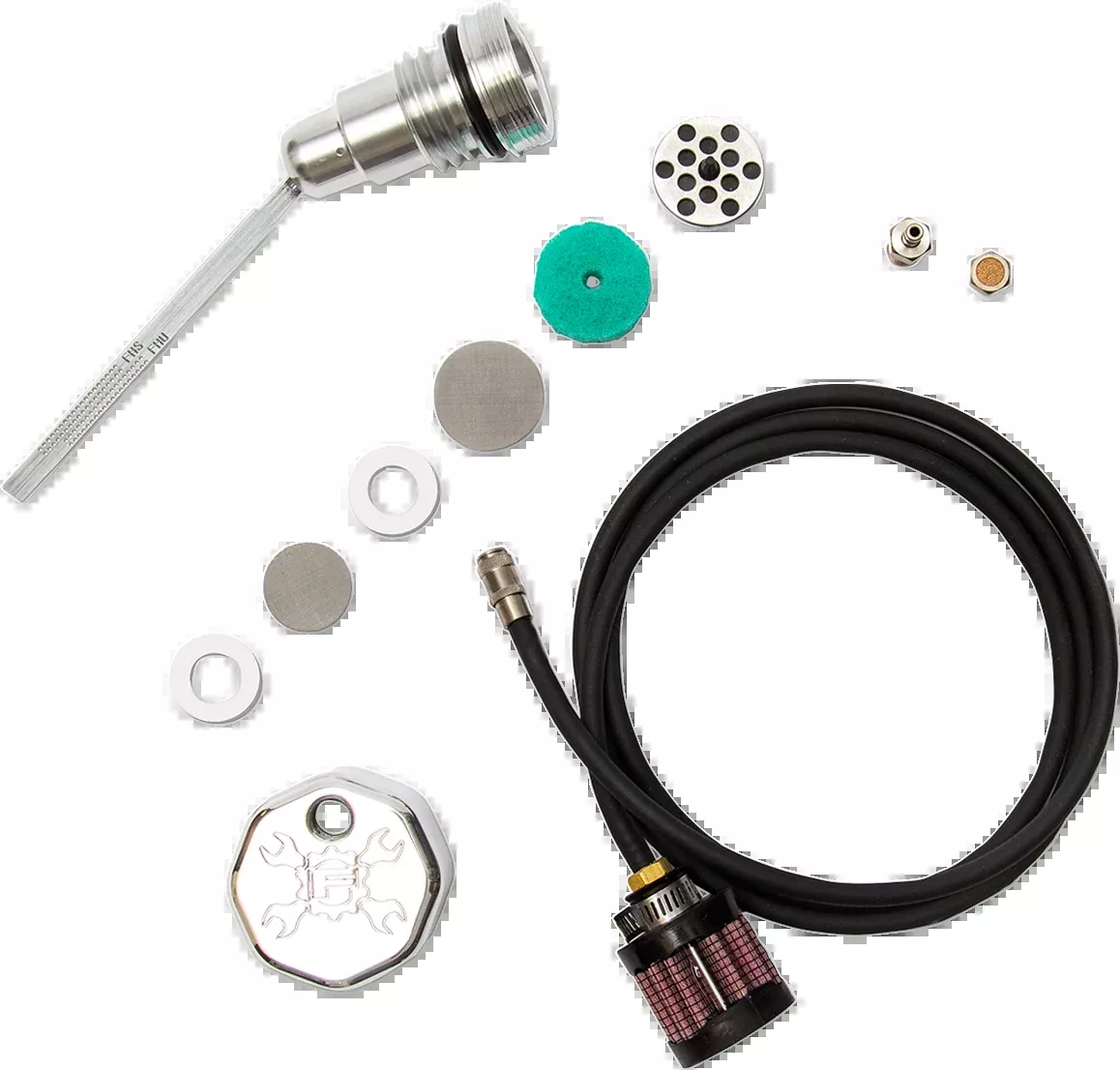Vented Dipstick - Polished - '07-'16 Touring/Trike