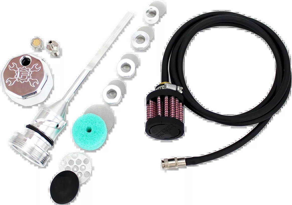 Vented Dipstick - Polished - M8 Softail