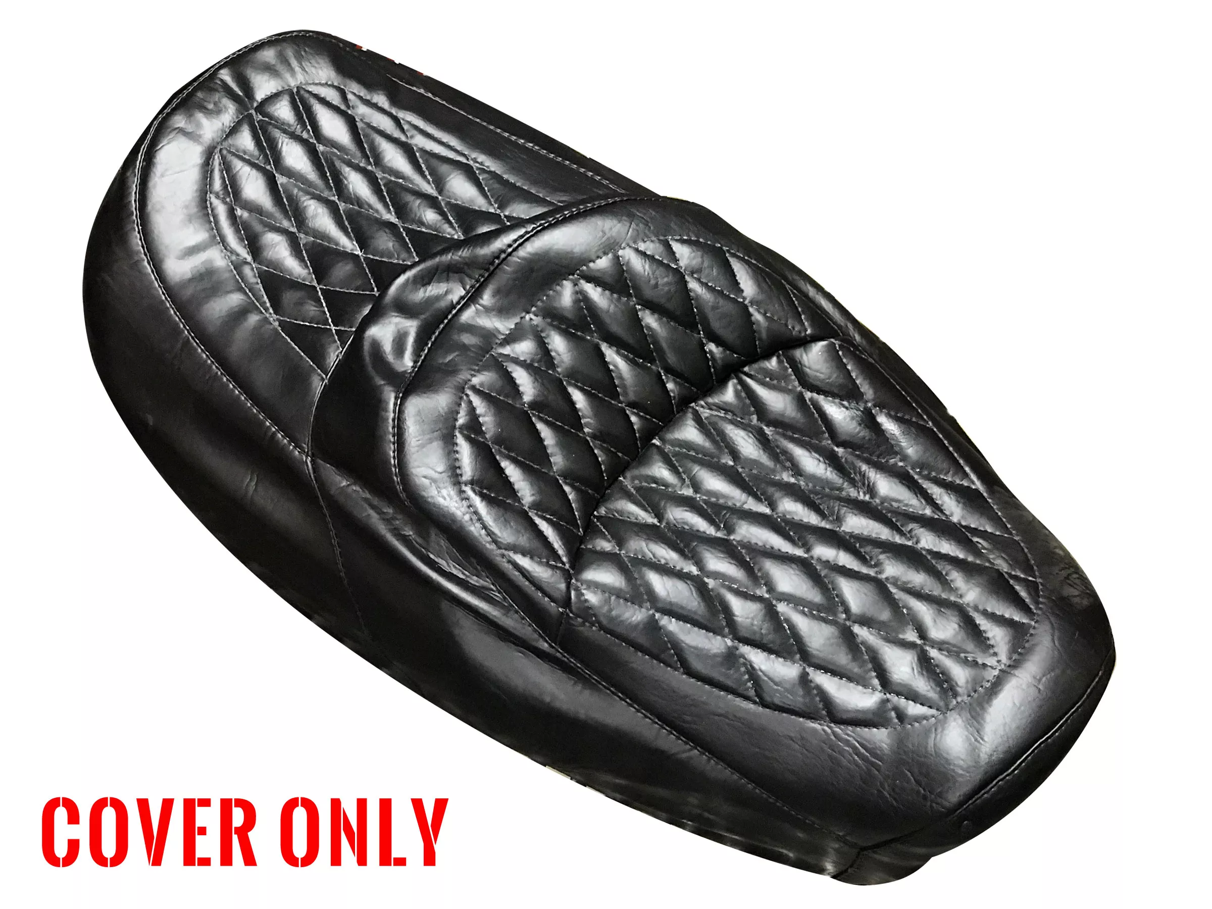 Vinyl Seat Cover (Black) For BMW Single Bucket Touring Saddle