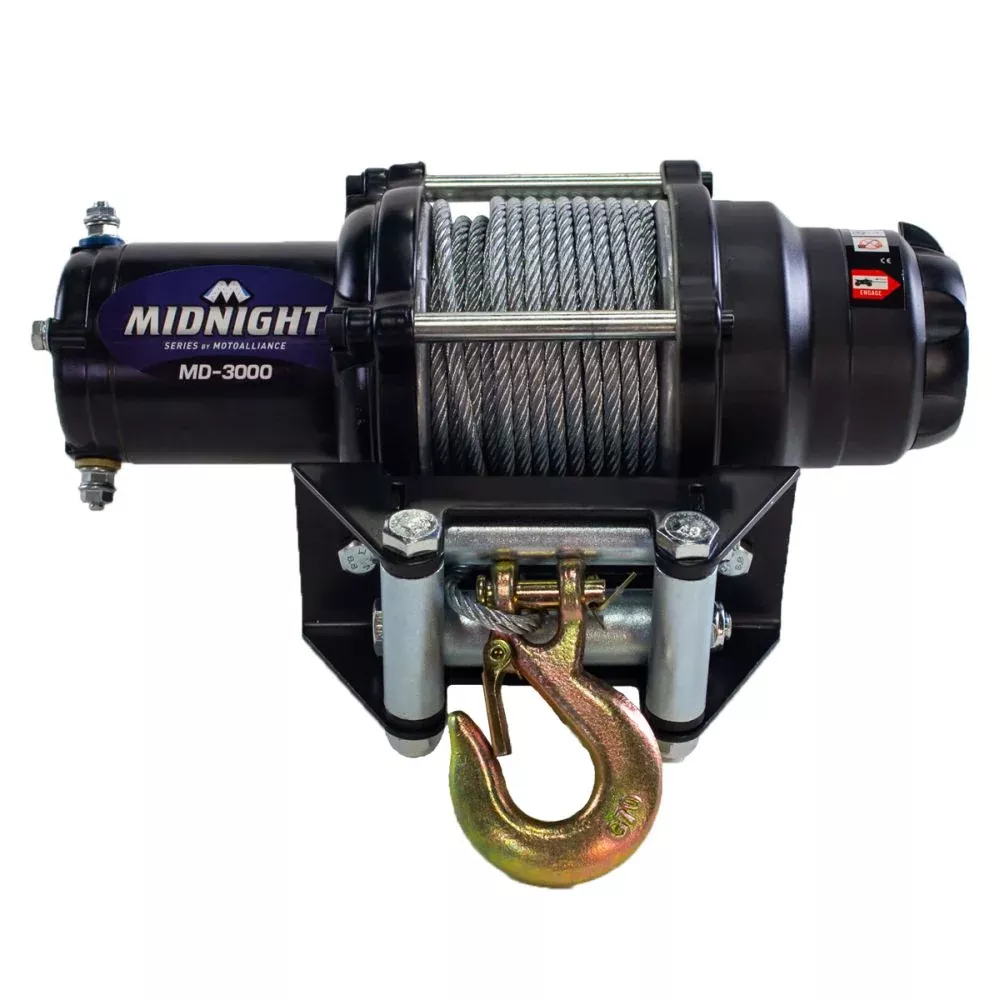 Viper Midnight ATV Winch For Honda Foreman 500, 520