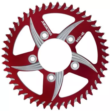 Vortex Cat5 Rear Aluminum Sprocket Red 46T - 452AZR-46