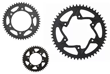 Vortex F5 Rear Aluminum Sprocket Black Hardcoat 42T - 251AK-42