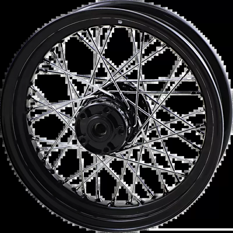 VT BLACK REAR 40 SPOKE WHEELS HARLEY MODELS 86-99