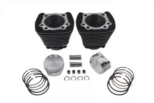 Vtwin Black 1200cc Cylinder Wiseco Piston Ring Kit 1988-2003 Harley Sportster XL