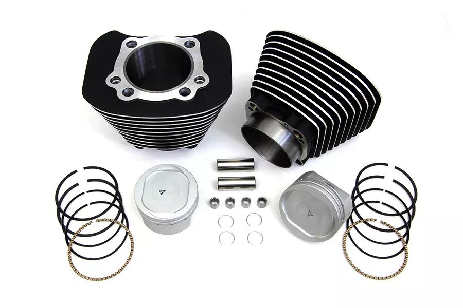 Vtwin Black Motorcycle 1200cc Cylinder Piston Conversion Kit 2004-2016 Harley Xl