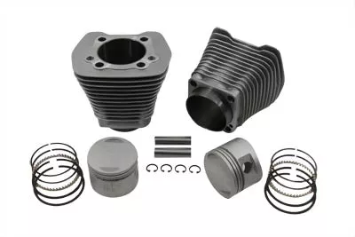 Vtwin Evolution Silver Cylinder 8.5:1 Piston Kit 1984-1998 Harley FXST FLST FXR