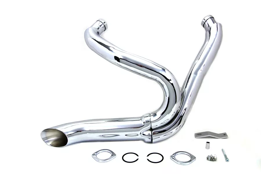VTWIN HOT ROD 2:1 EXHAUST HARLEY DAVIDSON MODELS 84-11 DYNA SOFTAIL