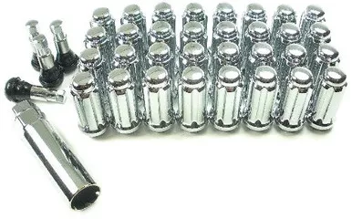 West Coast Accessories W5814ST 14mm x 1.5″ Spline Closed End Lug Nut Kit – 8 Lug