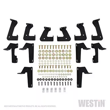Westin 56-132952 Textured Black Nerf Step Bar (HDX Stainless Drop), 1 Pack