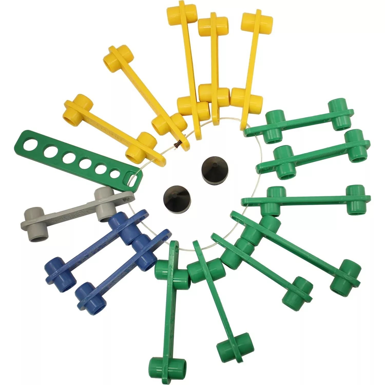 WG Bolt Hole Pattern Wheel Gauge – 15 Dual Sided Plastic Gauges