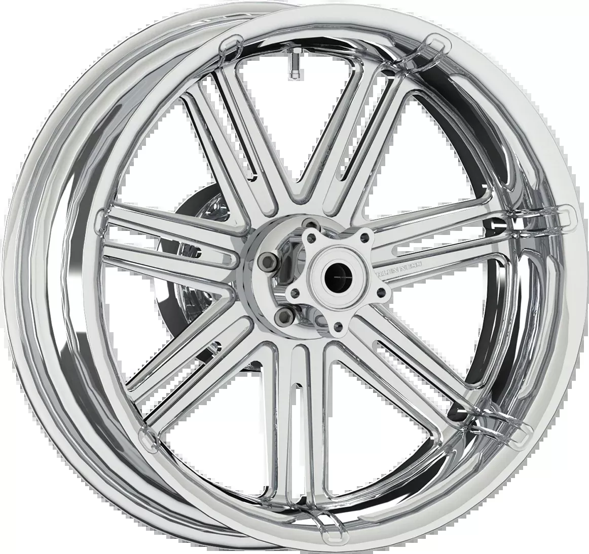 Wheel – 7-Valve – Rear – Single Disc/With ABS – Chrome – 18×5.5