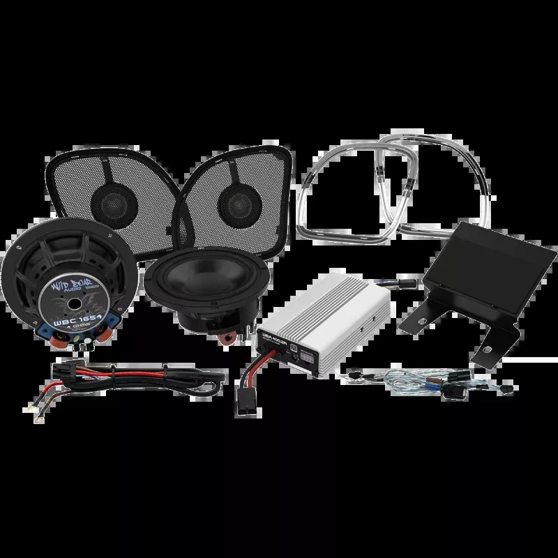 WILD BOAR 400 WATT STEREO PACKAGE 14-24 HARLEY BAGGERS