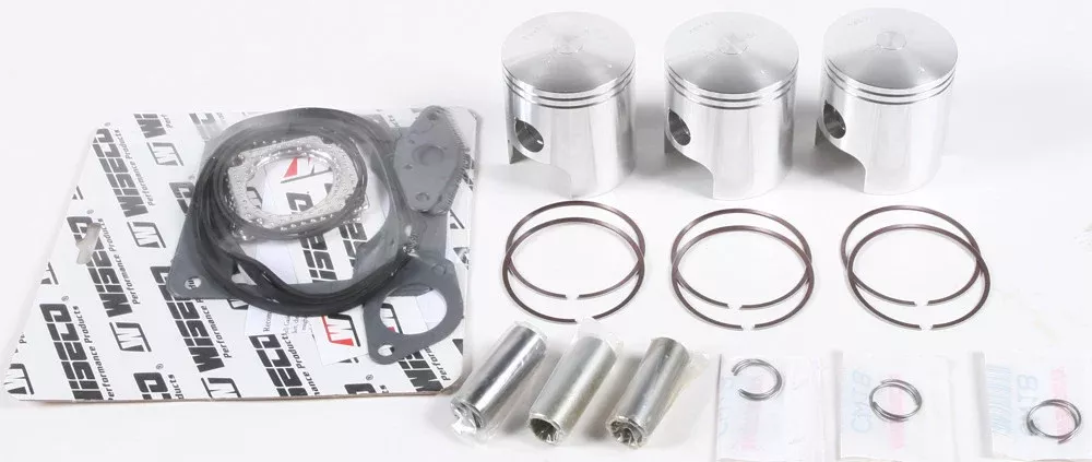 Wiseco SK1224 Top-End Rebuild Kit for Ski-Doo 599 Engine/ Formula III – 64.50mm