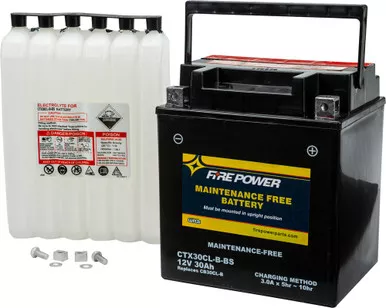 Wps 4-Stroke Battery Maintenance Free - CTX30CL-B-BS